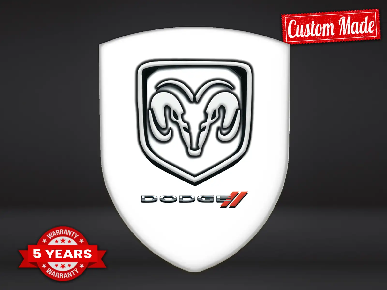 Dodge Klebeaufkleber Robust Hochwertig Professionell
